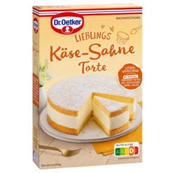 Dr. Oetker Torten-Set -Deutschland Snack Verkäufe 2024 1 01 801600 Kaese Sahne Torte 2023 1500x1500 jpg beCC 1280x1280