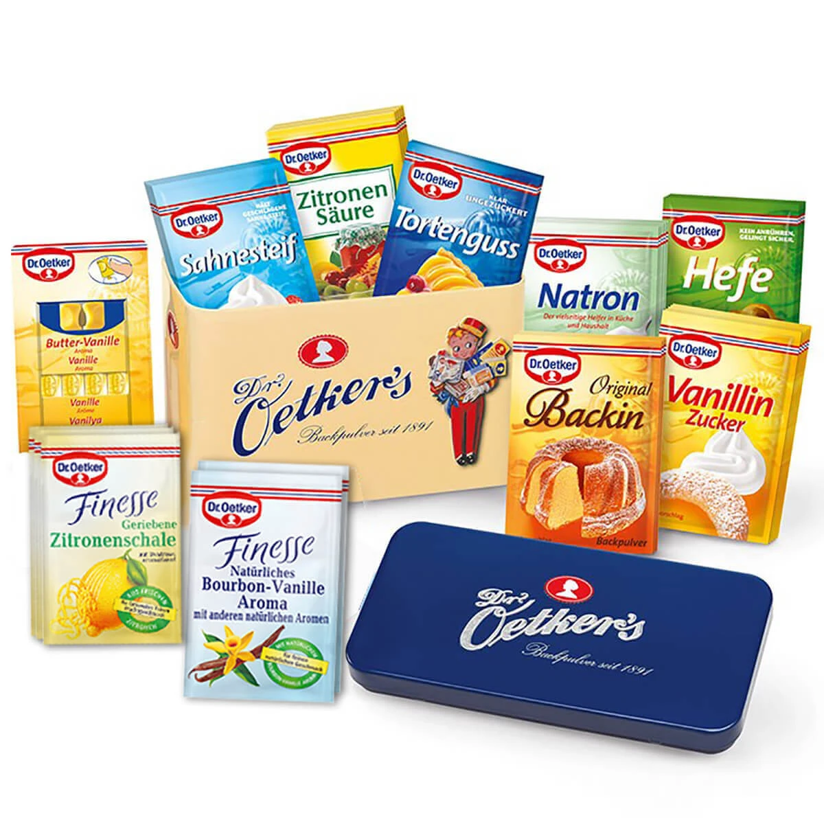 Dr. Oetker Gefüllte "Man Nehme ..."-Dose "Beste Backzutaten" 4 Dr. Oetker Gefüllte "Man Nehme ..."-Dose "Beste Backzutaten" – Bild 4