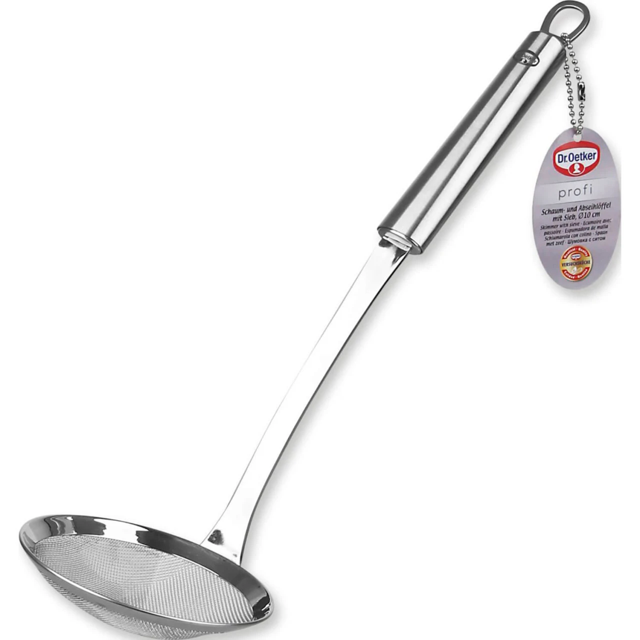 Dr. Oetker Schaum- Und Abseihlöffel Mit Sieb 1 Dr. Oetker Schaum- Und Abseihlöffel Mit Sieb