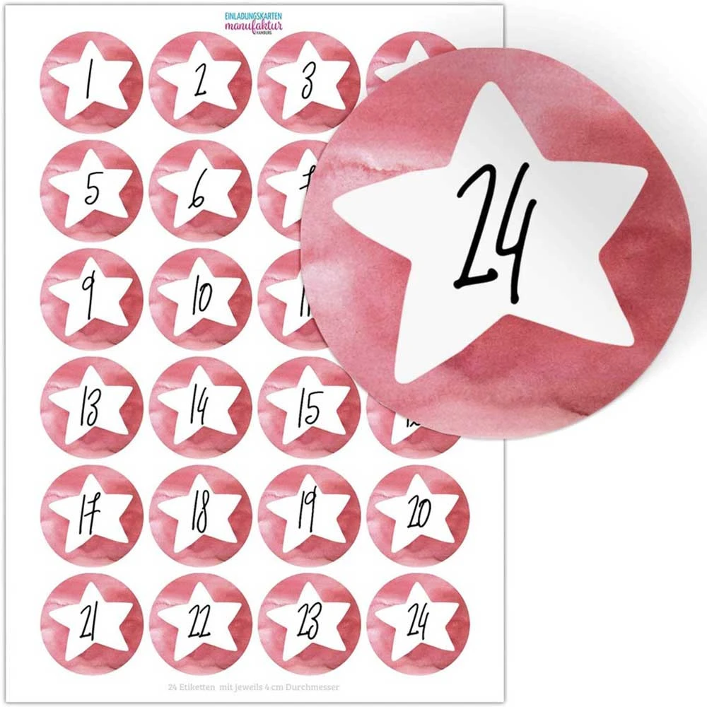 Dr. Oetker Set "Adventskalender Rot, 25-teilig" 2 Dr. Oetker Set "Adventskalender Rot, 25-teilig" – Bild 2