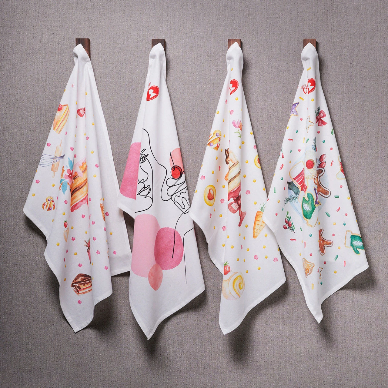 Dr. Oetker Geschirrtuch "Aquarell" 1 Dr. Oetker Geschirrtuch "Aquarell"