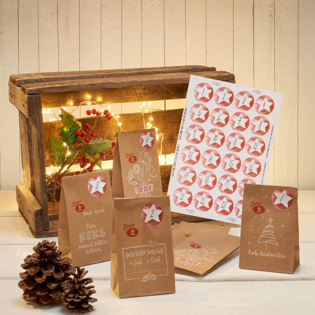 Dr. Oetker Set "Adventskalender Rot, 25-teilig" 3 Dr. Oetker Set "Adventskalender Rot, 25-teilig" – Bild 3