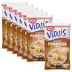 Dr. Oetker Vitalis Porridge Classic, 6er Pack + 1 Gratis