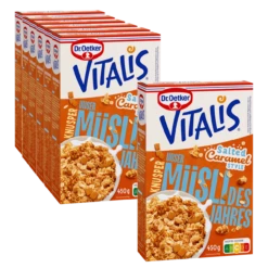 Dr. Oetker Vitalis Müsli Des Jahres Salted Caramel Style, 6er Pack + 1 Gratis