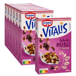 Dr. Oetker Vitalis Schokomüsli Feinherb RAC MB, 6er Pack + 1 Gratis