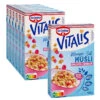 Dr. Oetker Vitalis Weniger Süß Knusper Himbeer, 6er Pack + 1 Gratis -Deutschland Snack Verkäufe 2024 60 1 01 662707 Vitalis Weniger suess Knusper Himbeere 6 1 jpeg 1280x1280