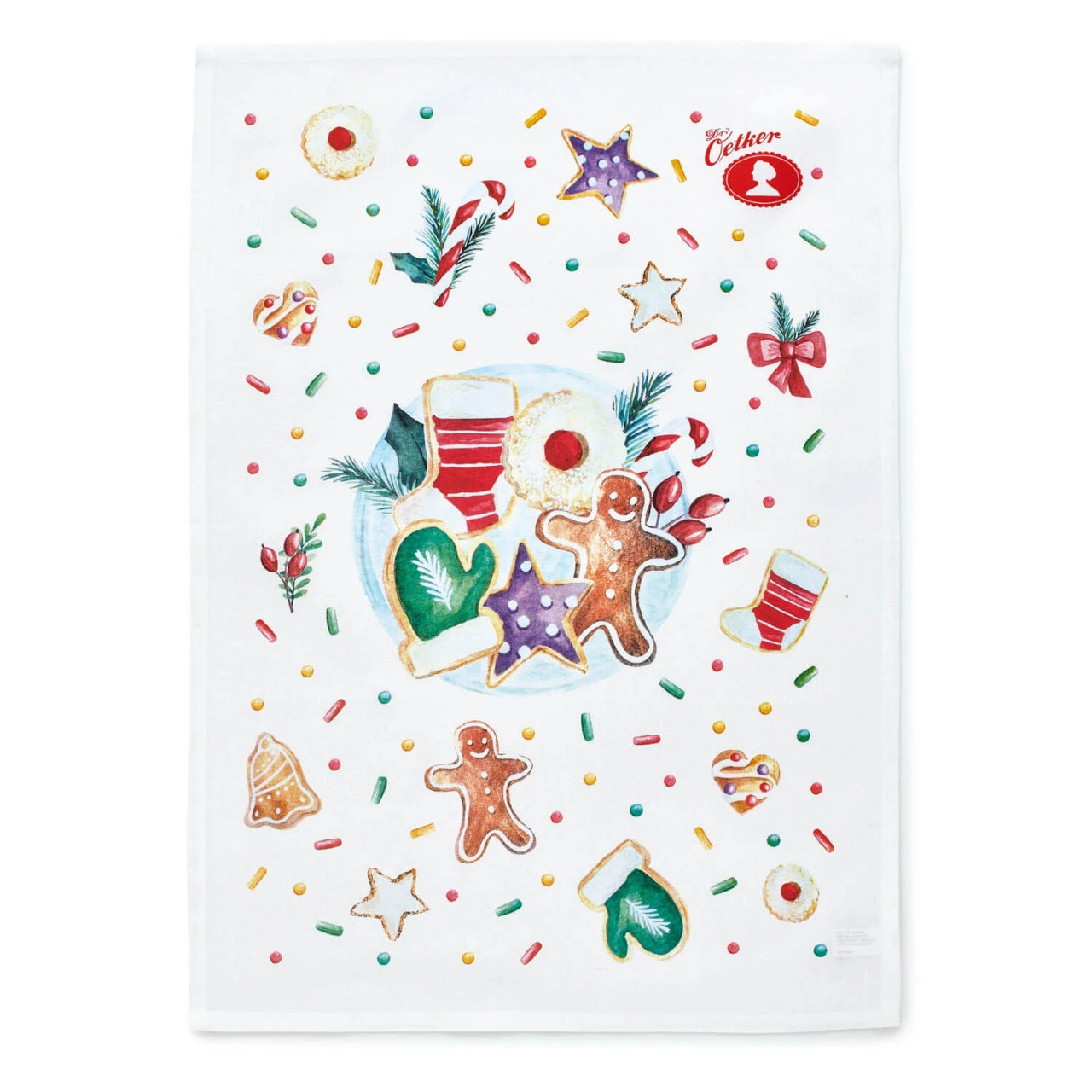 Dr. Oetker Geschirrtuch "Weihnachtsbäckerei" 1 Dr. Oetker Geschirrtuch "Weihnachtsbäckerei"