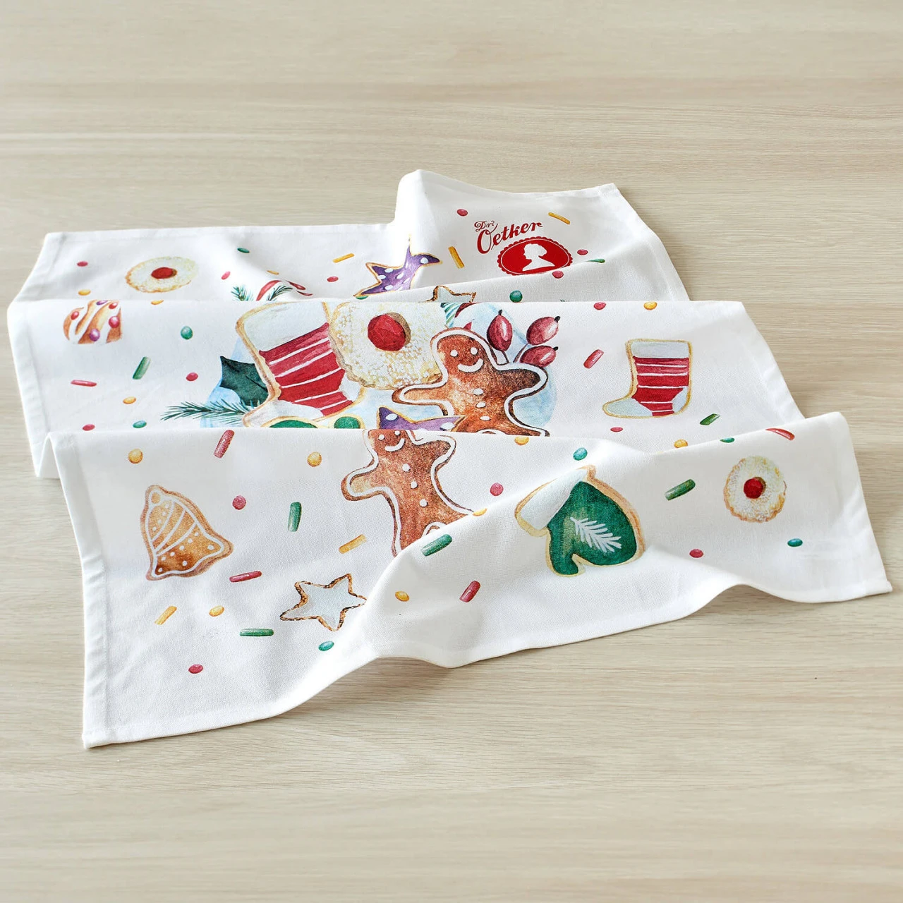 Dr. Oetker Geschirrtuch "Weihnachtsbäckerei" 2 Dr. Oetker Geschirrtuch "Weihnachtsbäckerei" – Bild 2