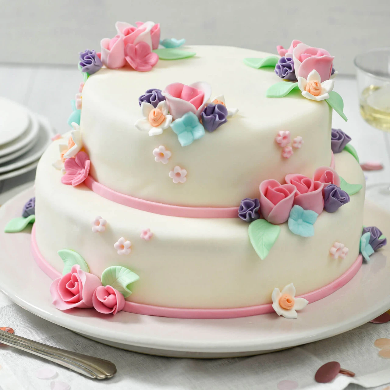 Dr. Oetker Weiße Fondant Decke 2 Dr. Oetker Weiße Fondant Decke – Bild 2