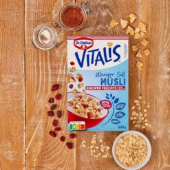 Dr. Oetker Vitalis Weniger Süß Knusper Früchte