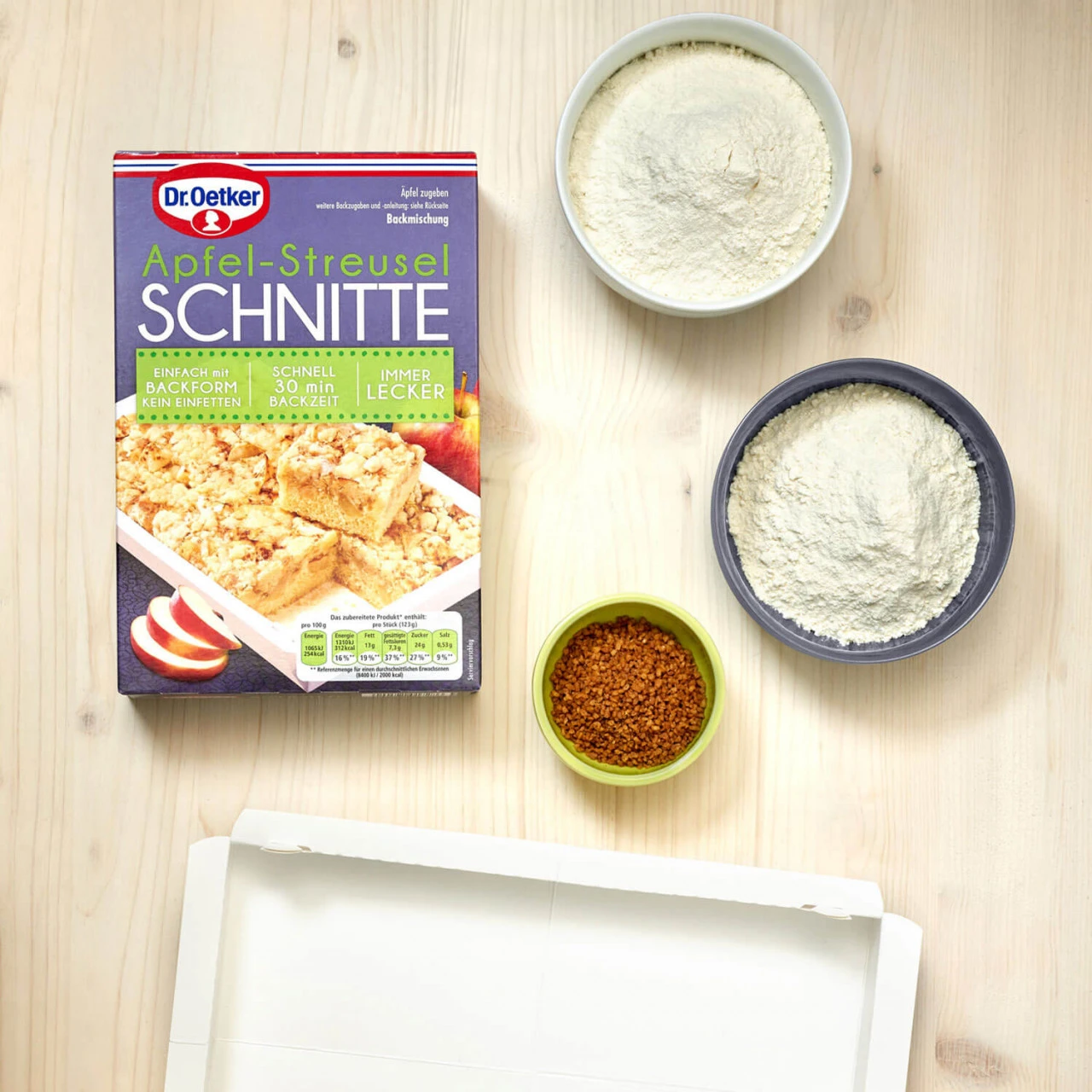 Dr. Oetker Apfel-Streusel Schnitte 2 Dr. Oetker Apfel-Streusel Schnitte – Bild 2