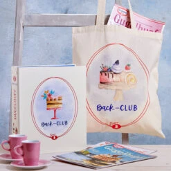 Dr. Oetker Back-Club Ordner "Aquarell" -Deutschland Snack Verkäufe 2024 Back Club Ordner Tasche Stimmungsbild 1500x1500px 1280x1280