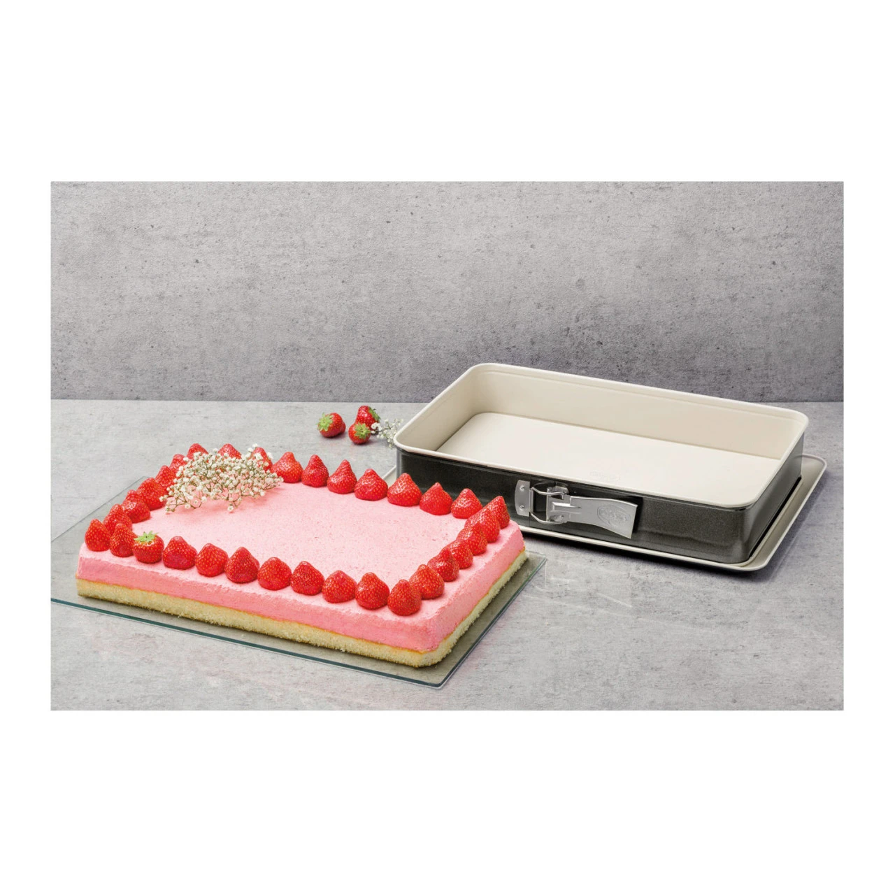 Dr. Oetker Rechteckige Springform Groß ''Back-Trend'', 38 X 25 Cm 1 Dr. Oetker Rechteckige Springform Groß ''Back-Trend'', 38 X 25 Cm