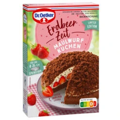 Dr. Oetker Erdbeer Zeit Maulwurf Kuchen -Deutschland Snack Verkäufe 2024 F 1 01 932600 Erdbeerzeit Maulwurfkuchen 1500x1500 1280x1280